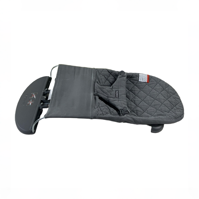 Shop BabyBjorn Bouncer Bliss, Anthracite Cotton Classic Quilt, Dark Gray Frame at GoodBuy Gear