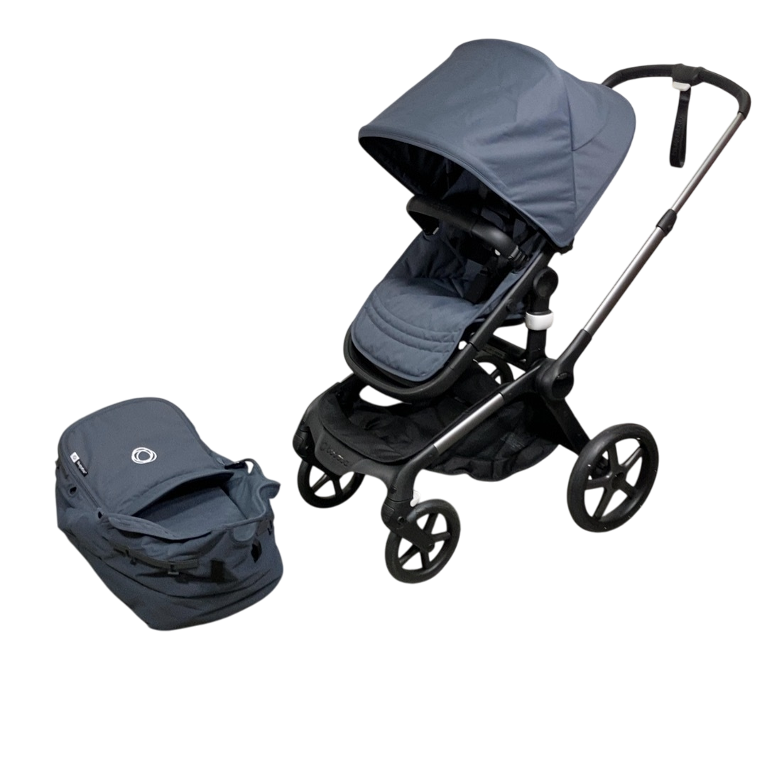 bugaboo fox stormy blue Bugaboo Fox 5 Stroller, 2024, Graphite Frame, Stormy Blue — GoodBuy Gear