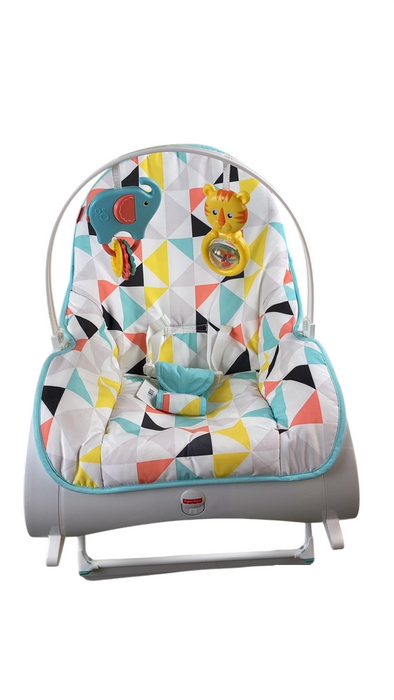 Shop Fisher Price Infant To Toddler Rocker, Geo Triangles at GoodBuy Gear