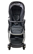 Shop Mockingbird Single to Double 2.0 Stroller, 2024, Black, Silver With Black Leather, Watercolor Drops at GoodBuy Gear