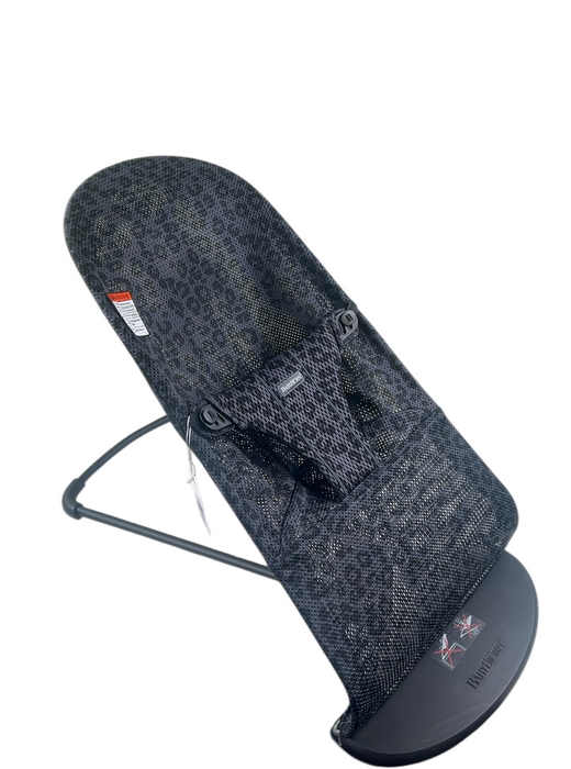 Shop BabyBjorn Bouncer Bliss, Anthracite/Leopard Mesh, Black Frame at GoodBuy Gear