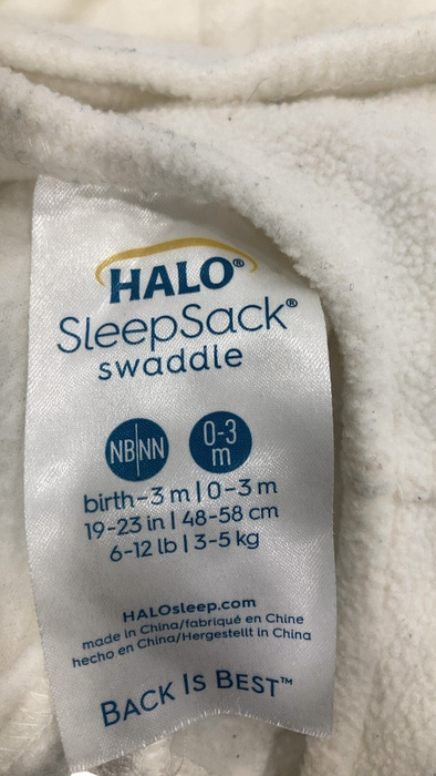 Shop Halo Organic Cotton SleepSack Swaddle, Cream, Newborn at GoodBuy Gear
