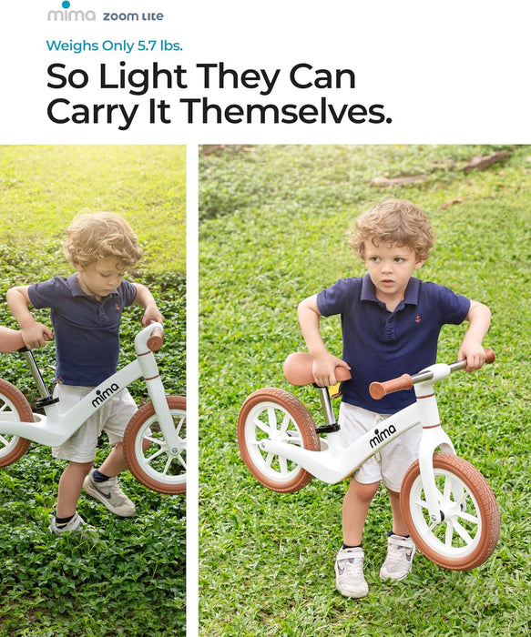 Mima Zoom Lite Balance Bike, Black