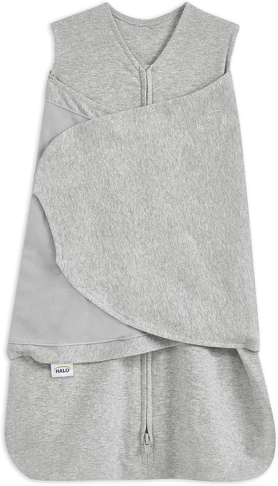 Halo SleepSack Swaddle, Heather Gray, Newborn