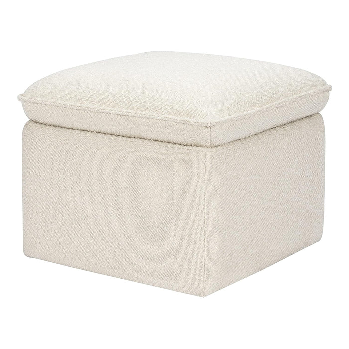 Babyletto Cali Storage Ottoman, Ivory Boucle