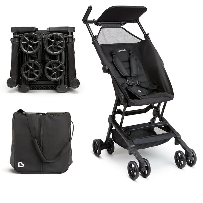 Munchkin Sparrow Ultra Compact Stroller, Black, unknown