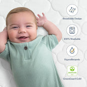 Shop Halo Essential Crib & Toddler Mattress, Breathable at GoodBuy Gear
