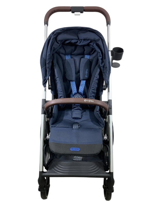 Shop Cybex Balios S Lux Stroller, 2023, Ocean Blue, Silver at GoodBuy Gear
