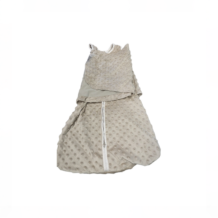 Shop Halo Sleepsack Swaddle Plushy Dot Velboa, Fawn Grey, Small at GoodBuy Gear