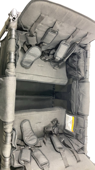 Shop Wonderfold W4 Luxe Quad Stroller Wagon, 2021, Volcanic Black at GoodBuy Gear