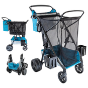 Shop Strolee Beach Cart, Blue at GoodBuy Gear