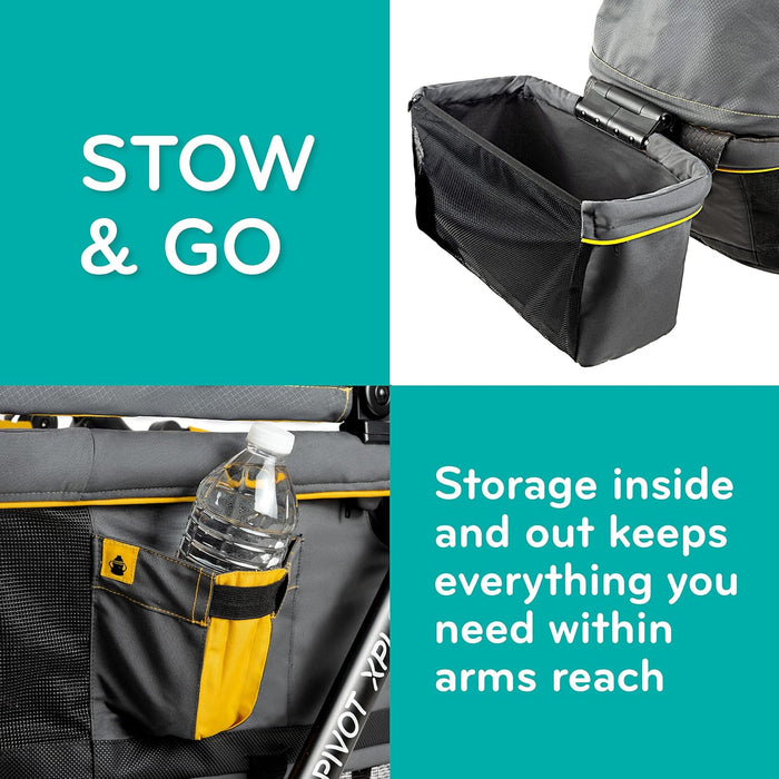 Evenflo Pivot Xplore All-Terrain Double Stroller Wagon, 2025, Adventurer Grey