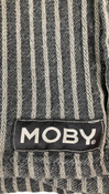 Shop DRAFT - Moby Ring Sling, Black & Gray Stripes at GoodBuy Gear