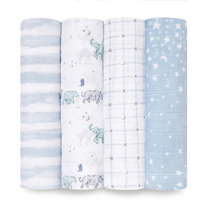 Shop Aden + Anais Cotton Muslin Swaddle, 4pk, Rising Star at GoodBuy Gear