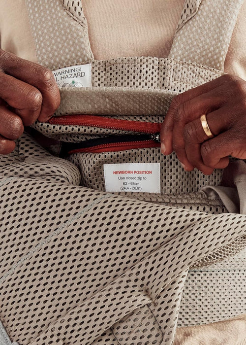 BabyBjorn Baby Carrier Harmony, Gray Beige, 3D Mesh