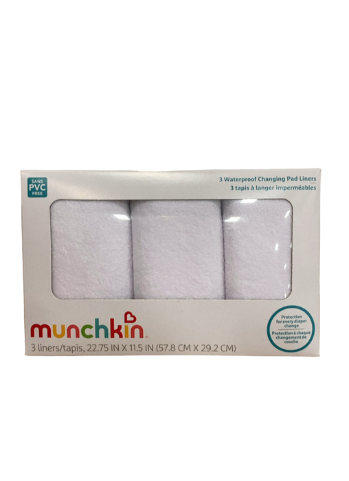 Shop Munchkin Waterproof Changing Pad Liners, 3 COUNT at GoodBuy Gear