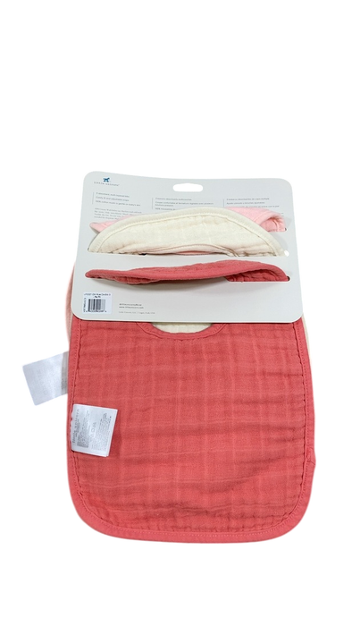 Shop Little Unicorn Cotton Muslin Classic Bib (3 Pack), Rose Petal at GoodBuy Gear