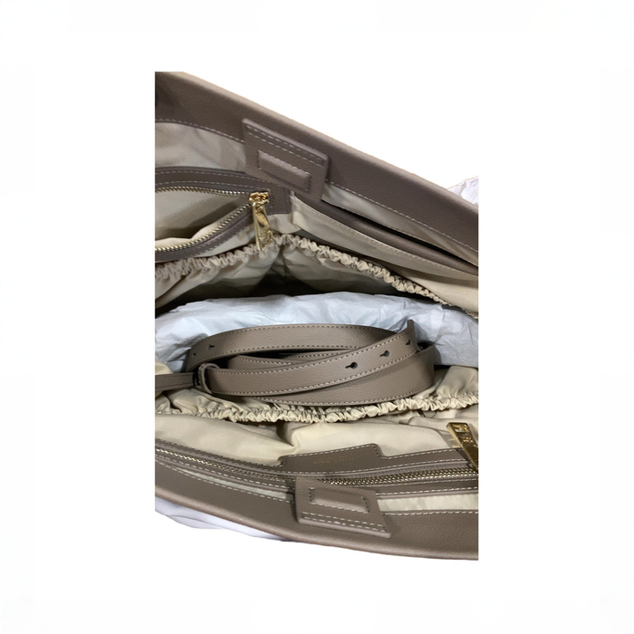 Shop Mina Baie Harlow Vegan Midi, Clay at GoodBuy Gear