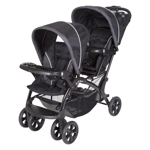 Shop Baby Trend Sit N Stand Double Stroller, 2025, Onyx at GoodBuy Gear