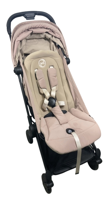 Shop Cybex Coya Stroller, 2024, Cozy Beige, Matte Black at GoodBuy Gear