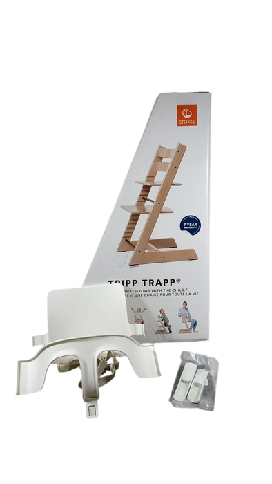 Shop Stokke Tripp Trapp High Chair With Baby Set, 2, White at GoodBuy Gear