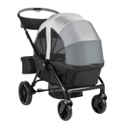 Shop Monbebe Everyday Outings Wagon Stroller, 2023, Cobblestone Gray at GoodBuy Gear
