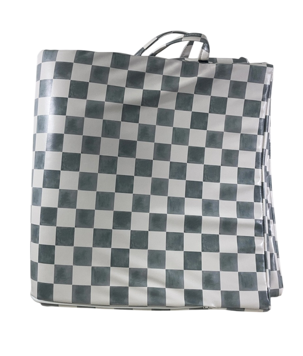 Shop Toki Kids Vegan Leather Mat Standard, Checker Matcha at GoodBuy Gear