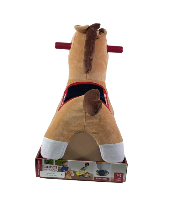Shop Radio Flyer Rolling Ride-On Pony, Boots at GoodBuy Gear