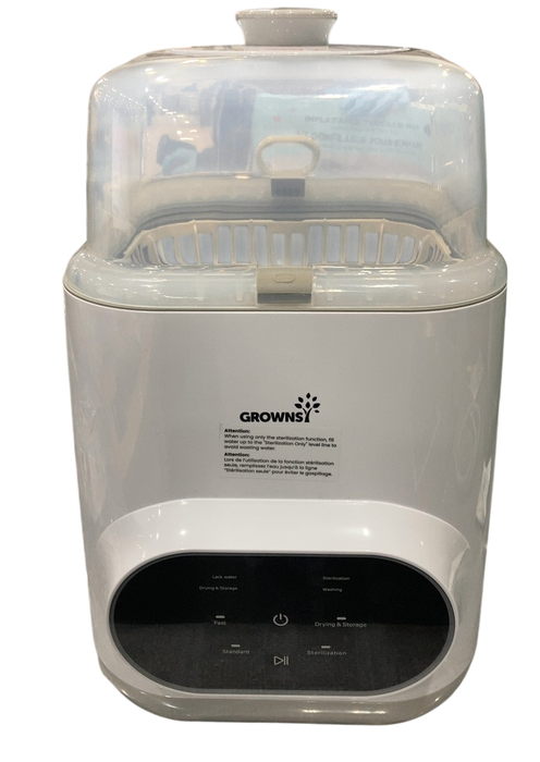 Grownsy EaseClean Bottle Washer, White