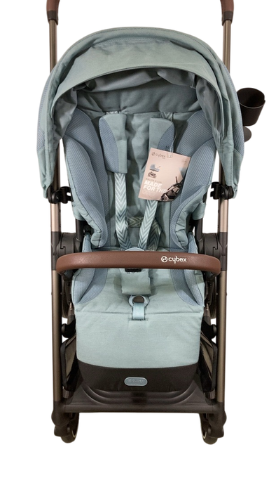 Shop Cybex Balios S Lux Stroller, 2024, Sky Blue, Taupe Frame at GoodBuy Gear