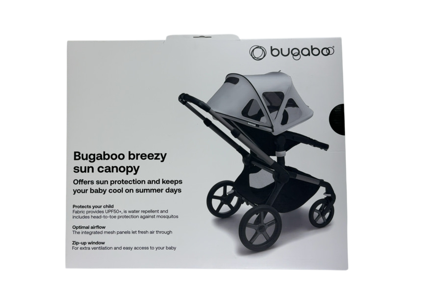 bugaboo sun canopy fox 3 Bugaboo Breezy Sun Canopy for Fox 2/Fox 3/Cameleon3/Lynx, Midnight Black