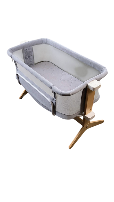 Shop Newton Bassinet And Bedside Sleeper, Grey/Birch at GoodBuy Gear
