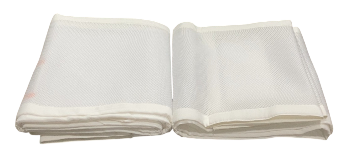 Shop Breathable Baby Mesh Crib Liner, Full Size/4 Sides, White at GoodBuy Gear