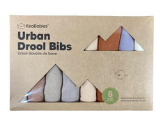 Shop KeaBabies Drool Bibs, Terracotta, Urban at GoodBuy Gear