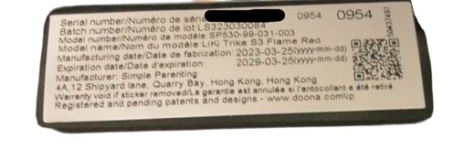 Shop Doona Liki Trike S3, Flame Red at GoodBuy Gear