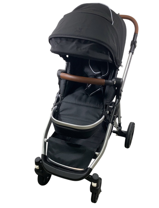 Shop Mockingbird Single to Double 2.0 Stroller, Black, Windowpane, Silver With Penny Leather, 2024 at GoodBuy Gear