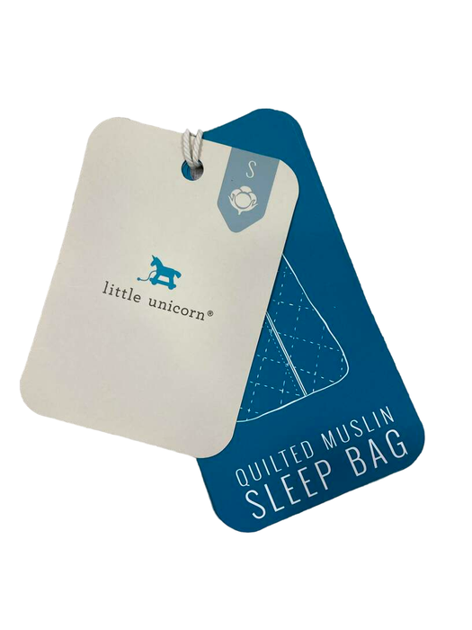 Shop Little Unicorn Cotton Muslin Sleep Bag, Small, Quilted, Grey Stripe at GoodBuy Gear
