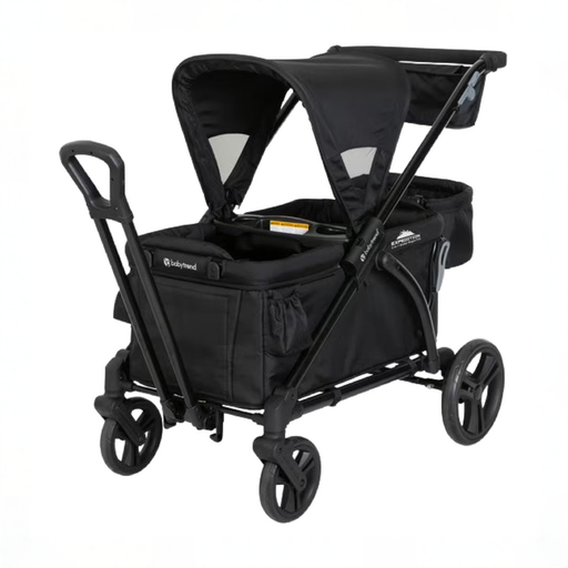 Shop Baby Trend Expedition 2-in-1 Stroller Wagon Plus, 2025, Ultra Black at GoodBuy Gear