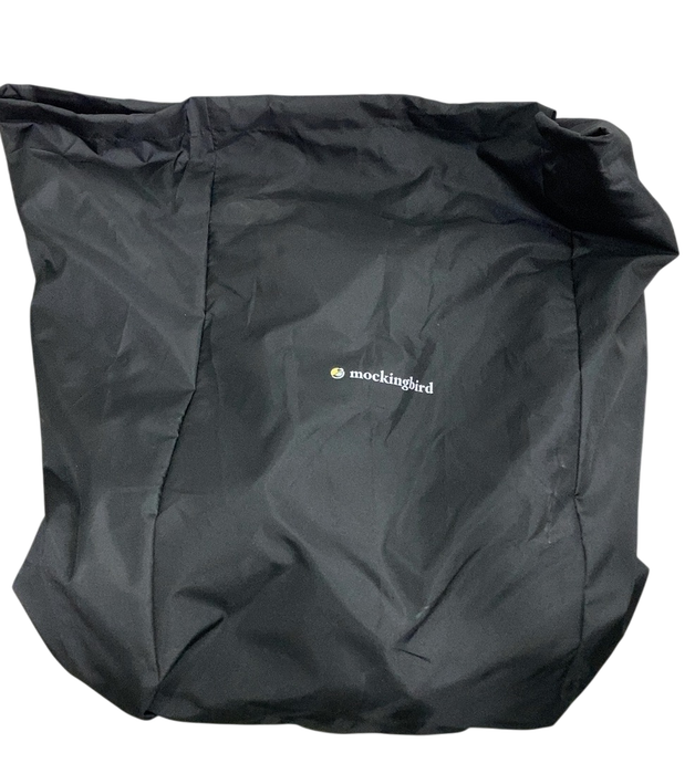 Shop Mockingbird Single to Double 2.0 Stroller, Black, Windowpane, Silver With Black Leather, 2025 at GoodBuy Gear