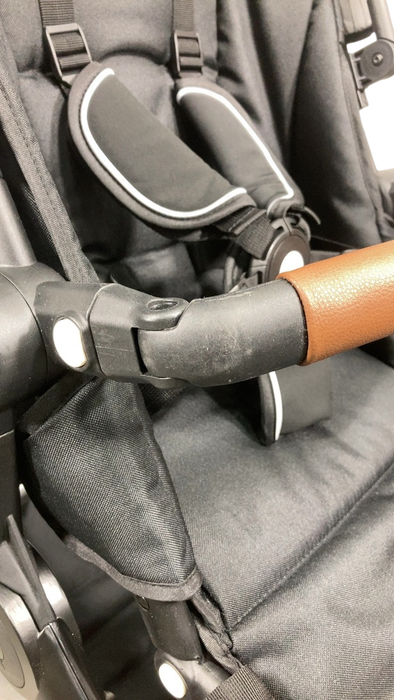 Shop Mockingbird Single 2.0 Stroller, 2024, Black, Silver With Penny Leather, Watercolor Drops at GoodBuy Gear