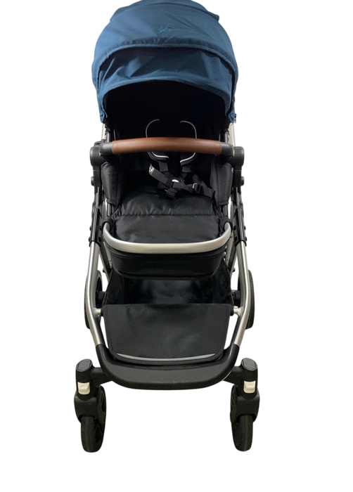 Shop Mockingbird Single to Double 2.0 Stroller, 2024, Sea, Silver With Penny Leather, Windowpane at GoodBuy Gear