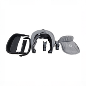 Shop Bugaboo Kangaroo Single To Double Stroller, 2024, Black, Moon Grey, Moon Grey at GoodBuy Gear