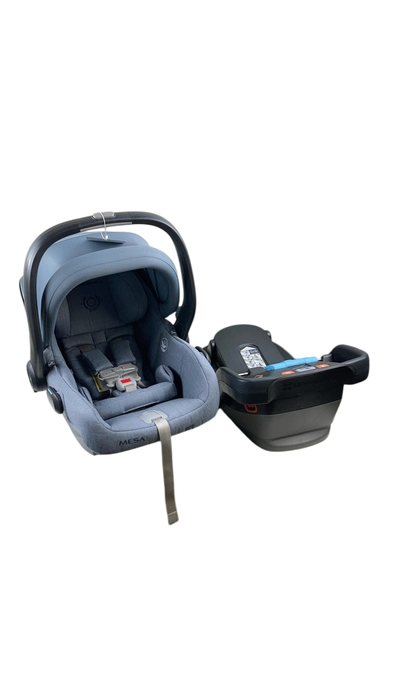 Shop UPPAbaby MESA V2 Infant Car Seat, 2023, Gregory (Blue Melange) at GoodBuy Gear