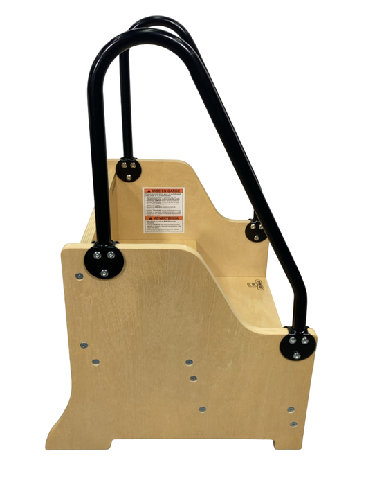 Shop Little Partners Reach-Up Kids Step Stool With Handles & Rails, Natural at GoodBuy Gear