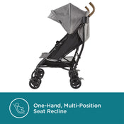Shop Contours MaxLite Deluxe Lightweight Stroller, Graphite Gray at GoodBuy Gear