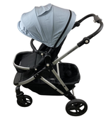 Shop Mockingbird Single 2.0 Stroller, Sky, Windowpane, Silver With Black Leather, 2024 at GoodBuy Gear