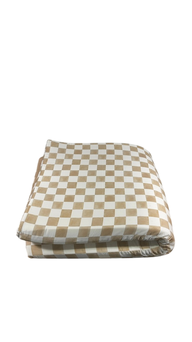 Shop Toki Kids Standard Padded Play Mat 40" x 40", Checker Toffee at GoodBuy Gear