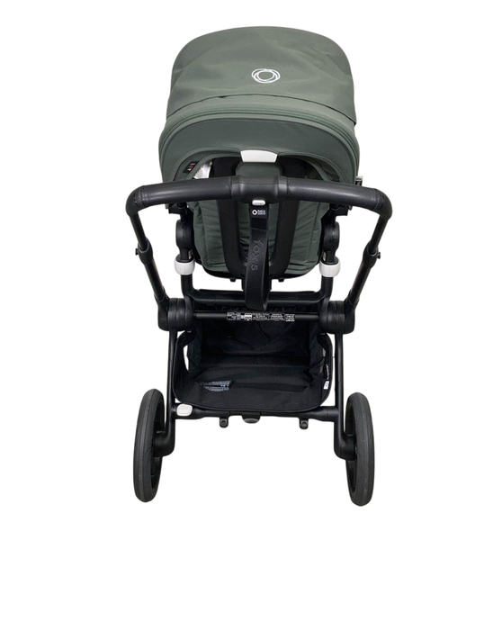Shop Bugaboo Fox 5 Stroller, 2023, Black Frame, Forest Green at GoodBuy Gear