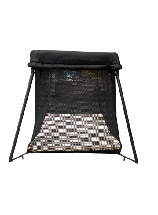 Shop BabyBjorn Travel Crib Light Bundle with Fitted Sheet, Black at GoodBuy Gear