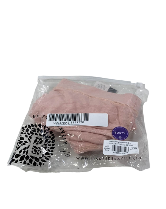 Shop Kindred Bravely French Terry Racerback Nursing And Sleep Bra, Soft Pink, Medium- Busty at GoodBuy Gear